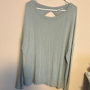 Women's Sage Green Long Sleeve Top
